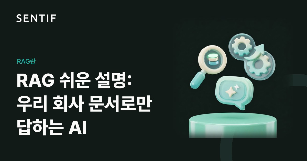 RAG 쉬운 설명: 우리 회사 문서로만 답하는 AI